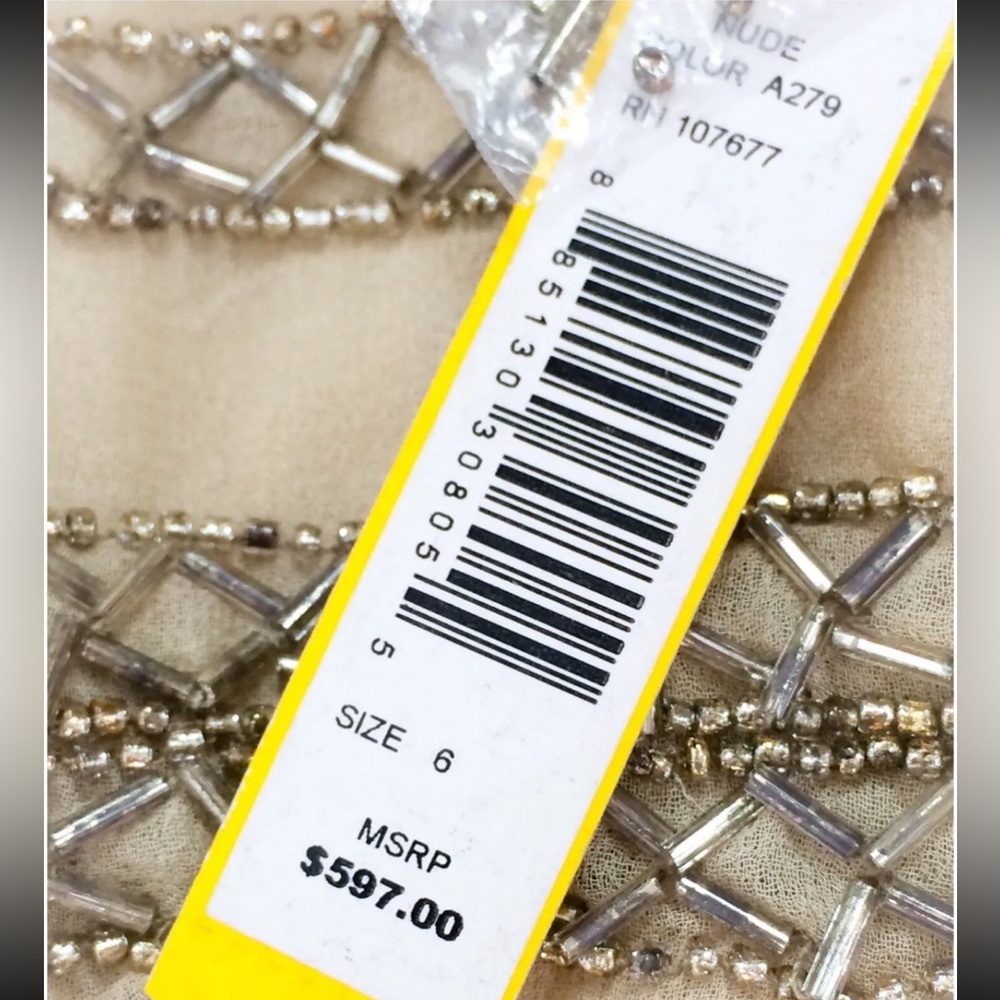 NWT ALICE & OLIVIA Beaded Cocktail Party Dress - Picture 10 of 11